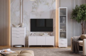 ЗЕФИР Гостиная К1 (белое дерево/белый муар) в Уфе - ufa.mebel24.online | фото