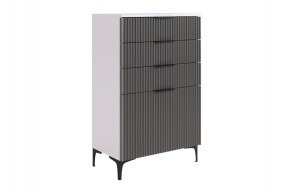 ЗЕФИР Гостиная К2 (белое дерево/черный муар) в Уфе - ufa.mebel24.online | фото 11