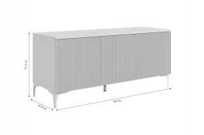 ЗЕФИР Гостиная К2 (белое дерево/черный муар) в Уфе - ufa.mebel24.online | фото 4