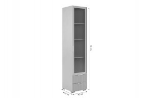 ЗЕФИР Гостиная К2 (белое дерево/черный муар) в Уфе - ufa.mebel24.online | фото 6