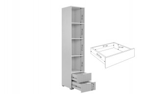 ЗЕФИР Гостиная К2 (белое дерево/черный муар) в Уфе - ufa.mebel24.online | фото 7
